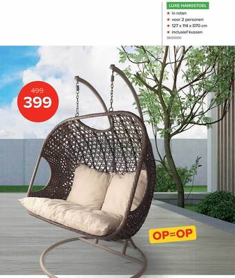 Euroshop Luxe Hangstoel aanbieding