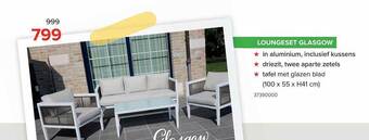 Euroshop Loungeset Glasgow aanbieding