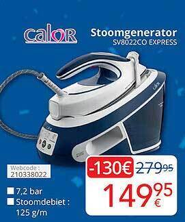 Eldi Calor Stoomgenerator aanbieding