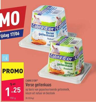 ALDI Verse Geitenkaas aanbieding