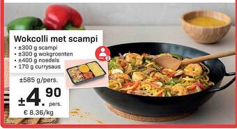 Wokcolli Met Scampi