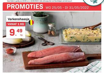 Buurtslagers Varkenshaasje aanbieding
