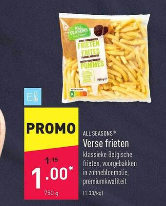 ALDI Verse Frieten aanbieding
