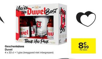 Carrefour Geschenkdoos Duvel aanbieding