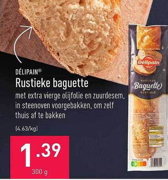 ALDI Rustieke Baguette aanbieding