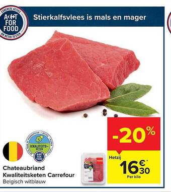 Carrefour Chateaubriand aanbieding