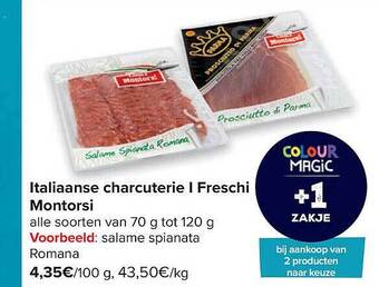 Carrefour Italiaanse Charcuterie I Freschi Montorsi aanbieding