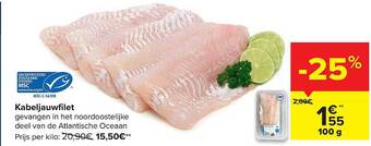 Carrefour Kabeljauwfilet aanbieding