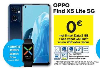 Carrefour Oppo Find X5 Lite 5g aanbieding
