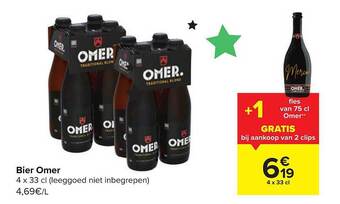 Carrefour Bier Omer aanbieding