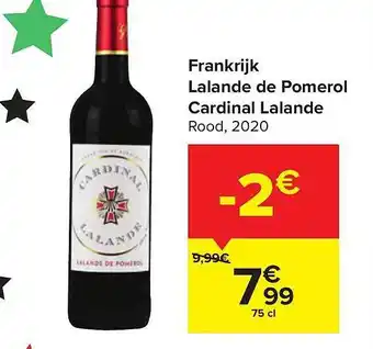 Carrefour Lalande De Pomerol Cardinal Lalande aanbieding