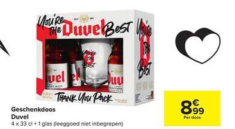 Carrefour Geschenkdoos Duvel aanbieding