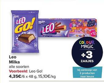 Carrefour Leo Milka aanbieding