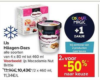 Carrefour Ijs Häagendazs aanbieding