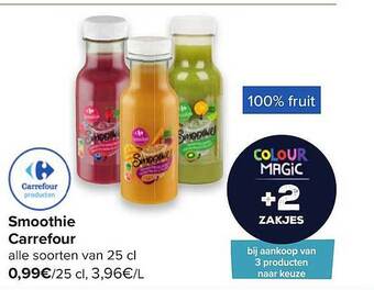 Carrefour Smoothie aanbieding