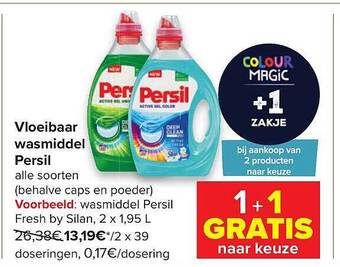 Carrefour Vloeibaar Wasmiddel Persil aanbieding