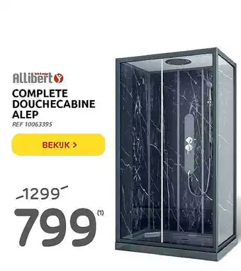 Brico Allibert Complete Douchecabine Alep aanbieding