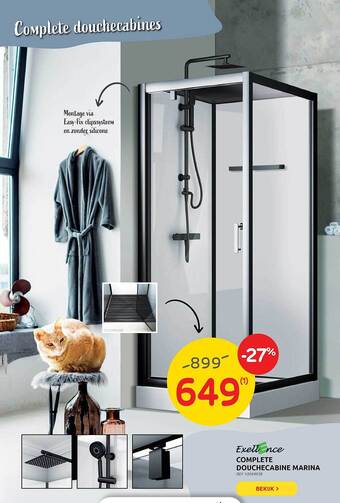 Brico Exellence Complete Douchecabine Marina aanbieding
