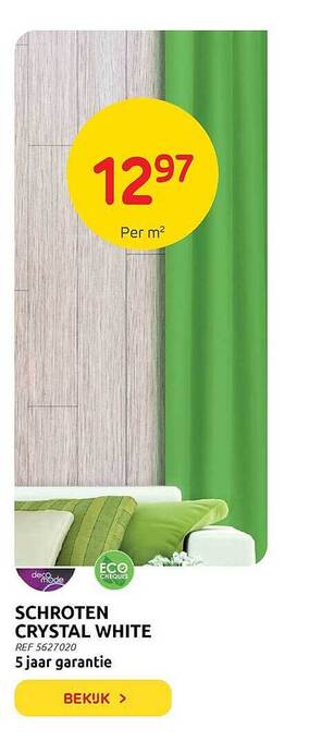 Brico Schroten Crystal White aanbieding