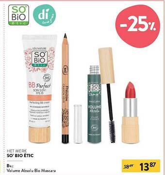 So'bio étic Volume Absolu Bio Mascara