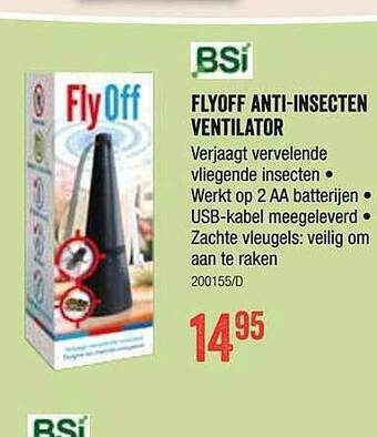 HandyHome Bsi Flyoff Anti-insecten Ventilator aanbieding