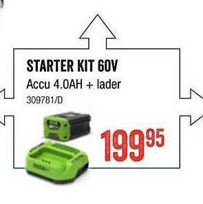 HandyHome Starter Kit 60v aanbieding