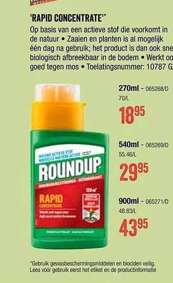 HandyHome 'rapid Concentrate' aanbieding