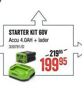 HandyHome Starter Kit 60v aanbieding
