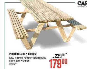 Picknicktafel Cordoba
