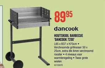 HandyHome Houtskool Barbecue Dancook 7200 aanbieding