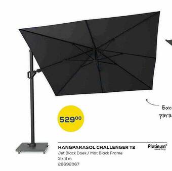Hangparasol Challenger T2 Platinum