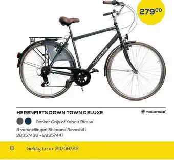 Supra Bazar Herenfiets Down Town Deluxe Hollandia aanbieding