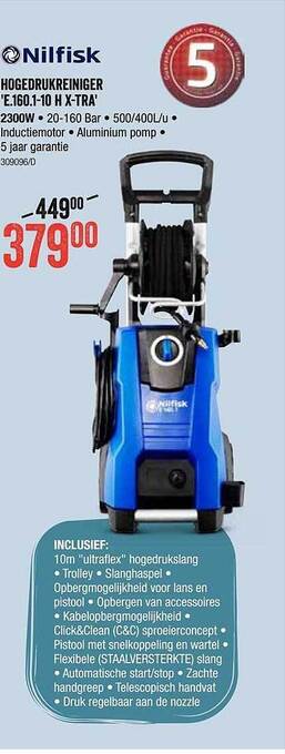 HandyHome Hogedrukreiniger aanbieding