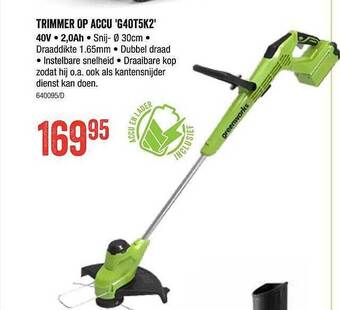 HandyHome Trimmer Op Accu aanbieding