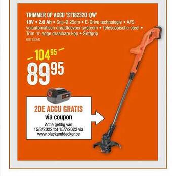 Trimmer Op Accu