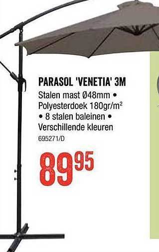 HandyHome Parasol Venetia 3m aanbieding