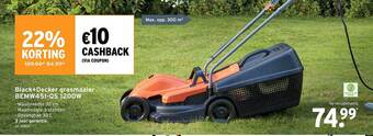 GAMMA Black+decker Grasmaaier aanbieding