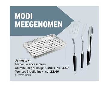 GAMMA Jamestown Barbecue Accessoires aanbieding