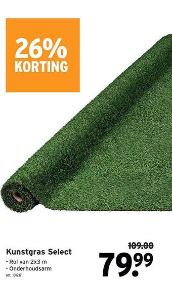GAMMA Kunstgras Select aanbieding