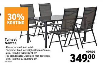GAMMA Tuinset Nantes aanbieding