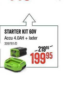 HandyHome Starter Kit 60v aanbieding