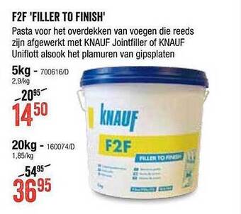 HandyHome F2f 'filler To Finish' aanbieding