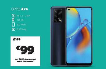Base Oppo A74 aanbieding
