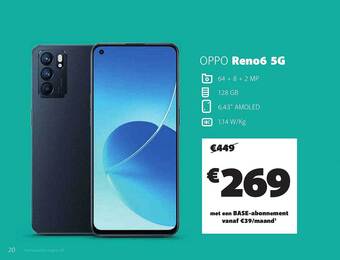 Base Oppo Reno6 5g aanbieding