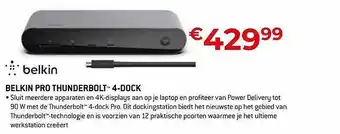 Exellent Belkin Pro Thunderbolt 4dock aanbieding
