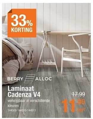 Cevo Berry Alloc Laminaat Cadenza V4 aanbieding
