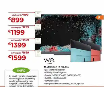 4k Uhd Smart Tv - We. See