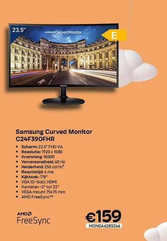 CompuDeals Samsung Curved Monitor aanbieding