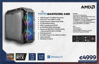 CompuDeals Pointer Systems Manticore Amd aanbieding