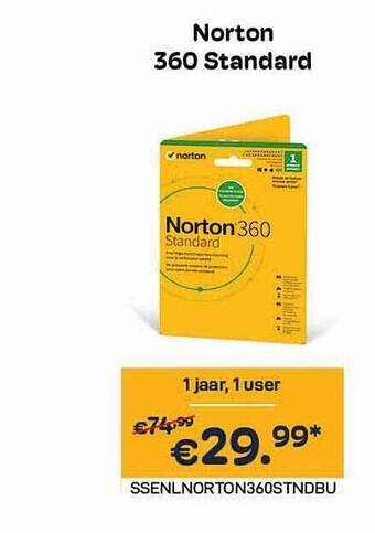 CompuDeals Norton 360 Standard aanbieding